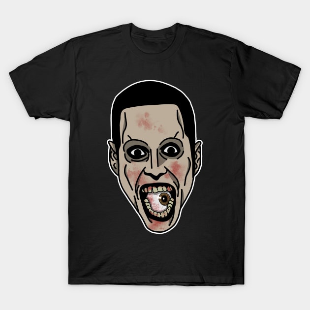 Zombie Face T-Shirt by deadEYEZ